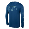 Pelagic Aquatek Hoodie Gyotaku - Smokey Blue - Bild 2