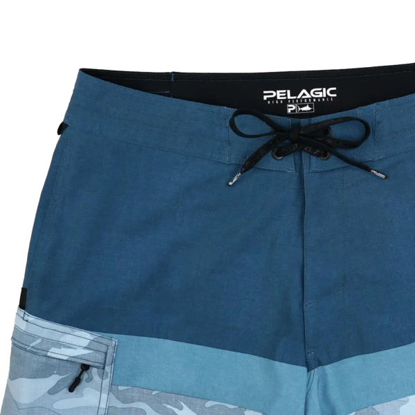 Pelagic Blue Water Fish Camo Stacked - Slate - Image 3