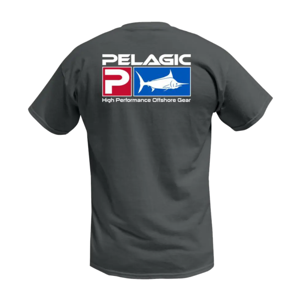 Pelagic Deluxe Logo Tee - Charcoal - Image 2