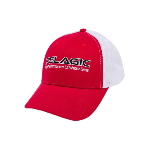 Pelagic Offshore Cap Solid - Red