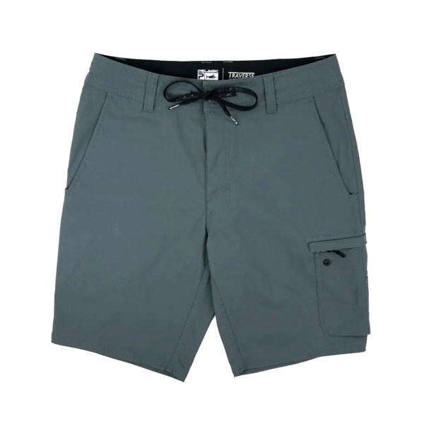 Pelagic Traverse Fishing Shorts Charcoal