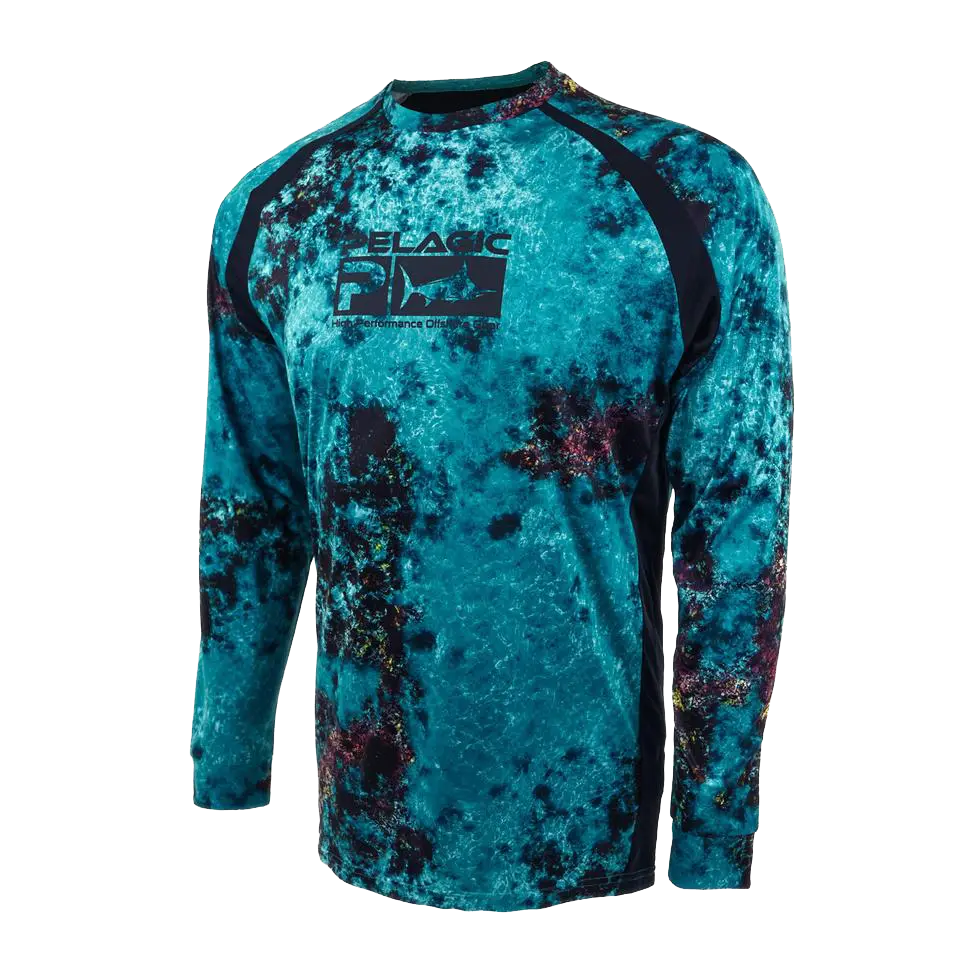 Pelagic Vaportek LSL Aqua Shirt Belize – Sea Fishing Tackle Webshop