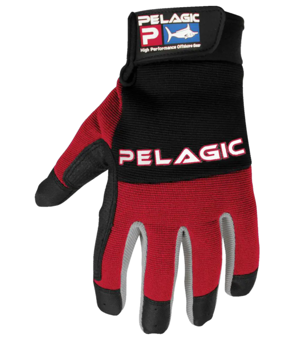 Pelagic End Game Gloves (Full Fingers) - Red