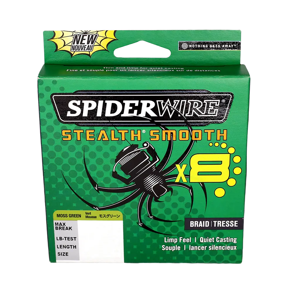 Spiderwire Stealth Smooth X8 – 300 m Mossgreen – Sea Fishing Tackle Webshop