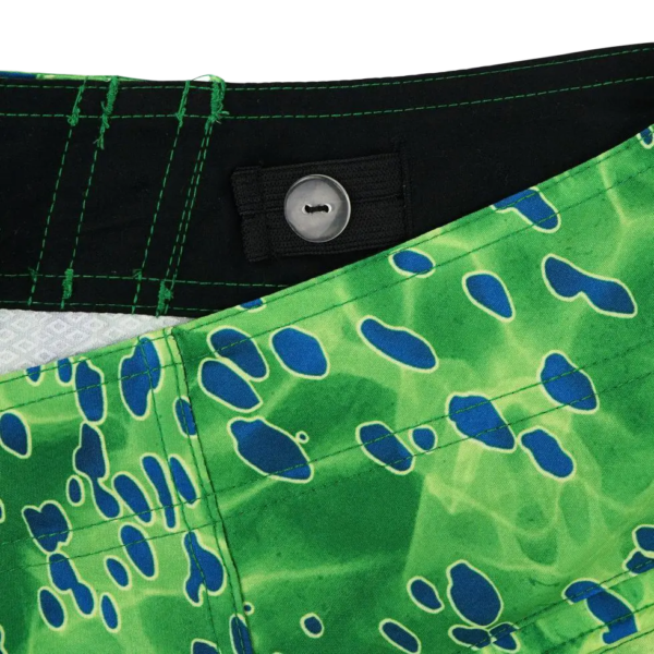 Pelagic Sharkskin Dorado Shorts Green - Image 3