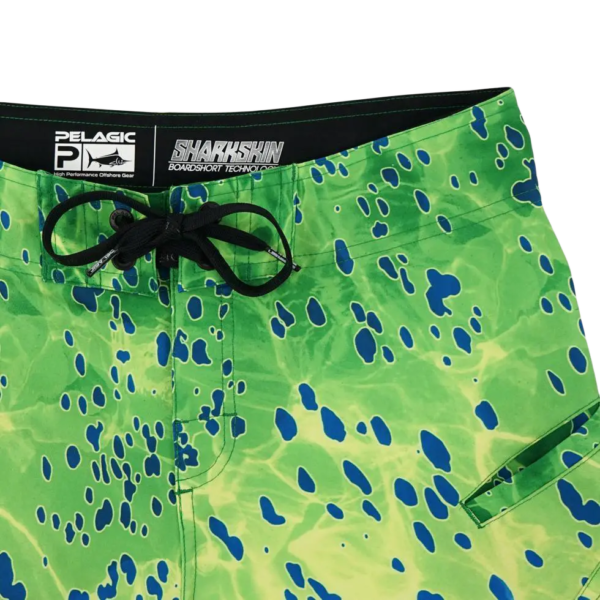 Pelagic Sharkskin Dorado Shorts Green - Image 2