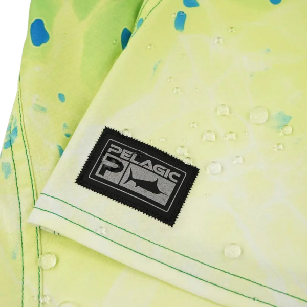 Pelagic Sharkskin Dorado Shorts Green - Image 4