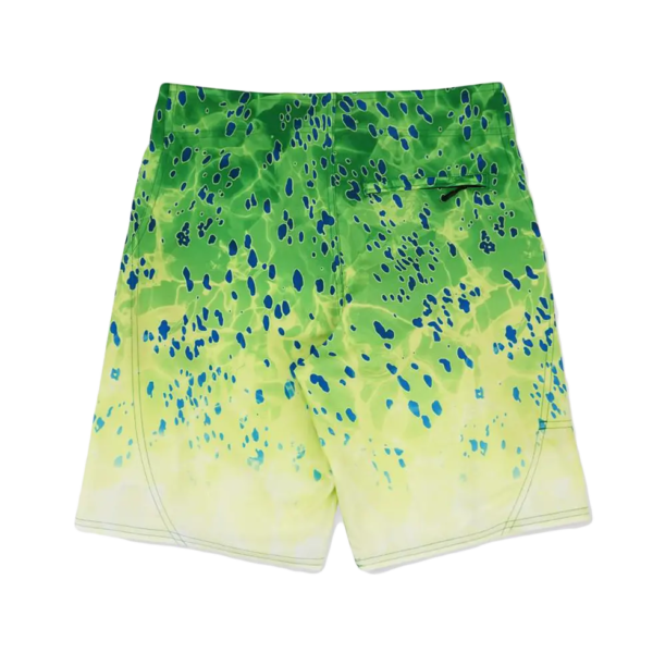 Pelagic Sharkskin Dorado Shorts Green - Image 5
