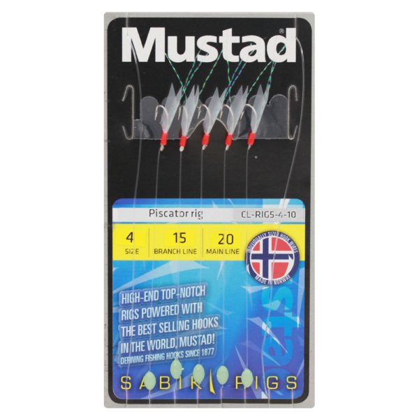Mustad Piscator rig size 8