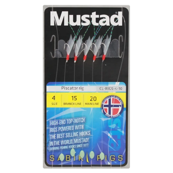 Mustad Piscator rig strl 8