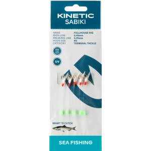 Kinetic Sabiki Fullhouse #8 Fishskin
