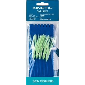 Kinetic Sabiki Mini Blaekksprut #2/0 Glow