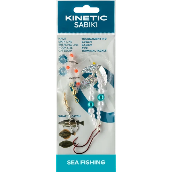 Kinetic Tournament #1/0 Blue Pearl/Silver