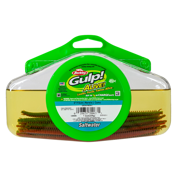 Gulp Alive HLFP Nereis 6″ Camo