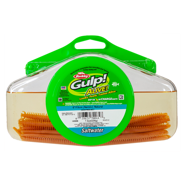 Gulp Alive HLFP Nereis 6″ Natural