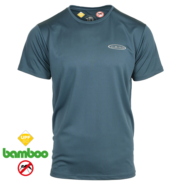 Vision Bamboo Bug & UV T-shirt - Petrol