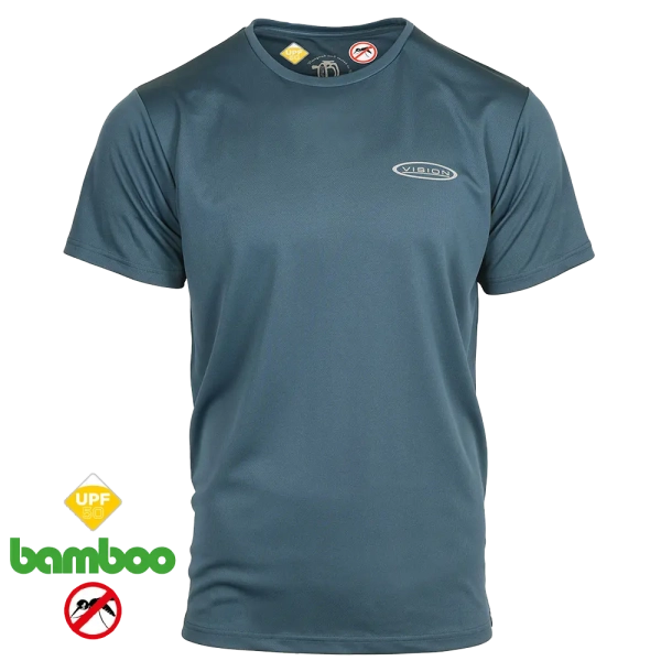 Vision Bamboo Bug & UV T-shirt - Petrol