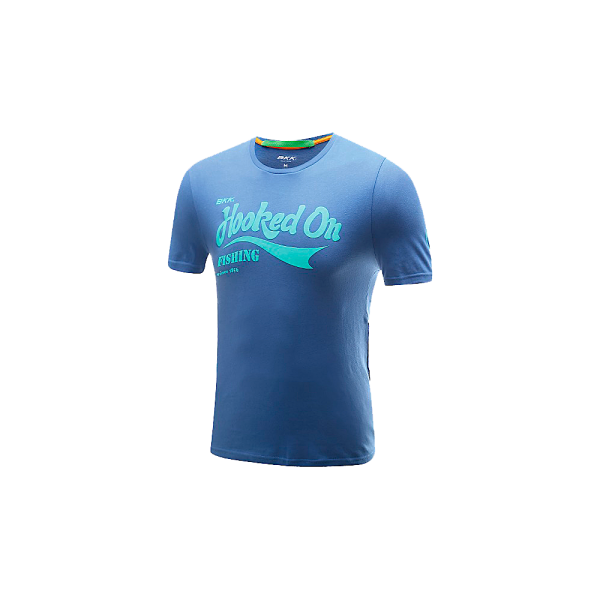 BKK Hooked On Fishing T-shirt - Blue