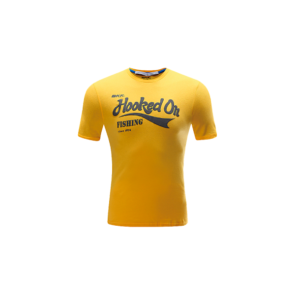 BKK Hooked On Fishing T-shirt - Yellow