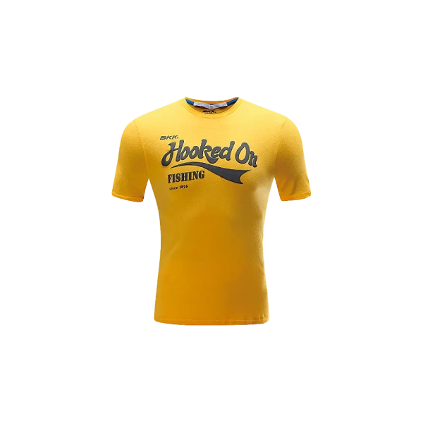 BKK Hooked On Fishing T-shirt - Yellow