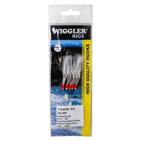 Wiggler Flasher 5, Silver 3/0 - 0.60 mm