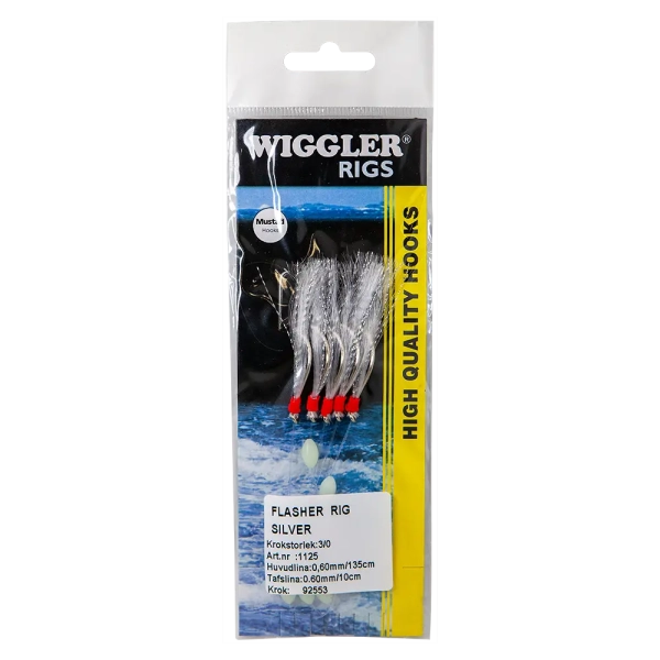 Wiggler Flasher 5, Silver 3/0 - 0.60 mm