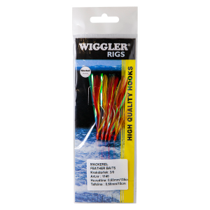 Wiggler Mackerel Feather Baits 3/0 - 0.60 mm