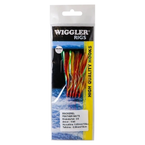 Wiggler Mackerel Feather Baits 3/0 - 0.60 mm