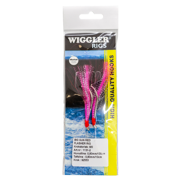 Wiggler Big Gun Red/silver 8/0