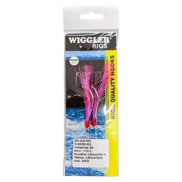 Wiggler Big Gun Red/silver 8/0
