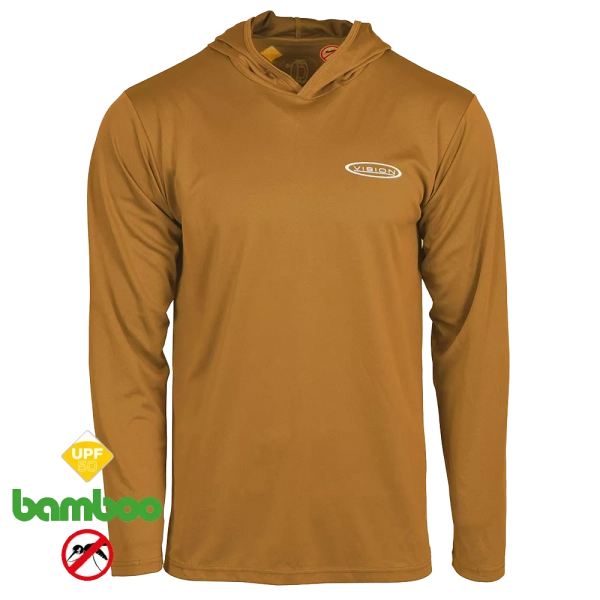 Vision Bamboo Bug & UV Hoodie - Rust
