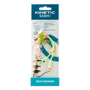 Kinetic Sabiki Tournament Spin&Turn #1 - Fire Tiger/Glow