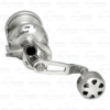Accurate Valiant 400 6:1 Silver - Lefty - Rubber Power Knob - Image 2