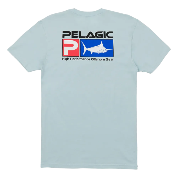 Pelagic Deluxe Premium Tee - Light Blue - Image 2