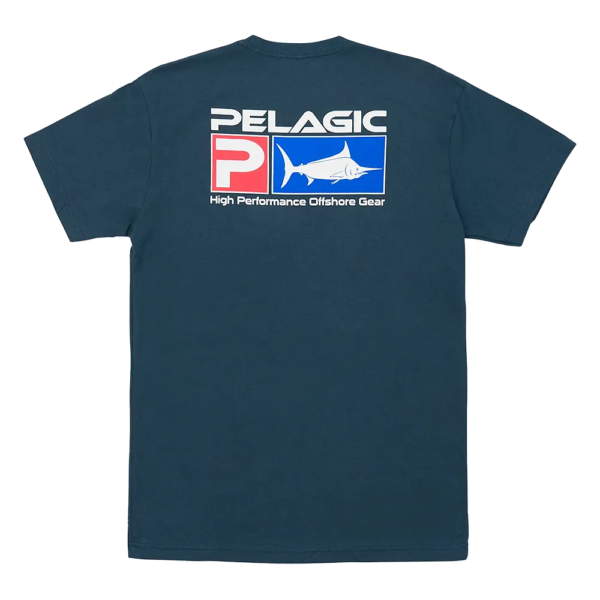 Pelagic Deluxe Premium Tee - Smokey Blue - Image 2