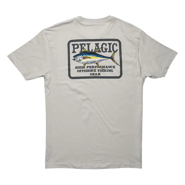 Pelagic Game Fish Tuna Premium Tee - Light Grey