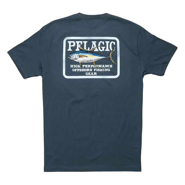 Pelagic Game Fish Tuna Premium Tee - Smokey Blue