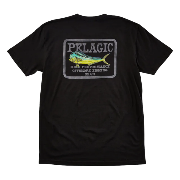 Pelagic Game Fish Dorado Premium Tee - Black