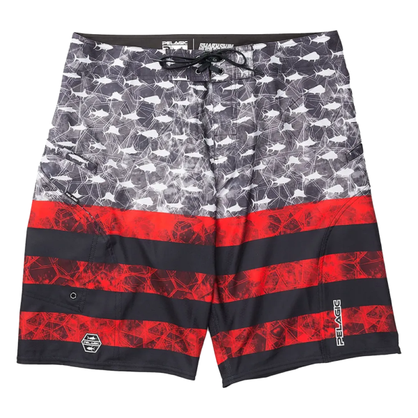 Pelagic Sharkskin Hex - Red