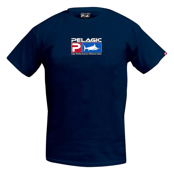 Pelagic Deluxe Logo Classic Tee - Youth - Navy - Image 2