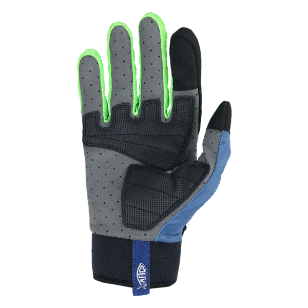 Aftco Jigpro Gloves Blue Camo - Image 2