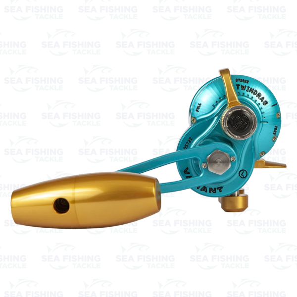 Accurate Valiant 400 6:1 Custom Ice Blue/Gold - Lefty - Image 2