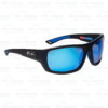 Pelagic Pursuit Polarized Sunglasses Matte Black (Blue Mirror Glass)