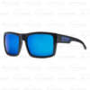 Pelagic Shark Bite Polarized Mineral Glass™ - Matte Black Blue Mirror