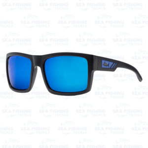 Pelagic Shark Bite Polarized Mineral Glass™ - Matte Black Blue Mirror