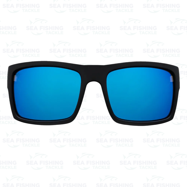 Pelagic Shark Bite Polarized Mineral Glass™ - Matte Black Blue Mirror - Bild 3