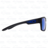 Pelagic Shark Bite Polarized Mineral Glass™ - Matte Black Blue Mirror - Image 4