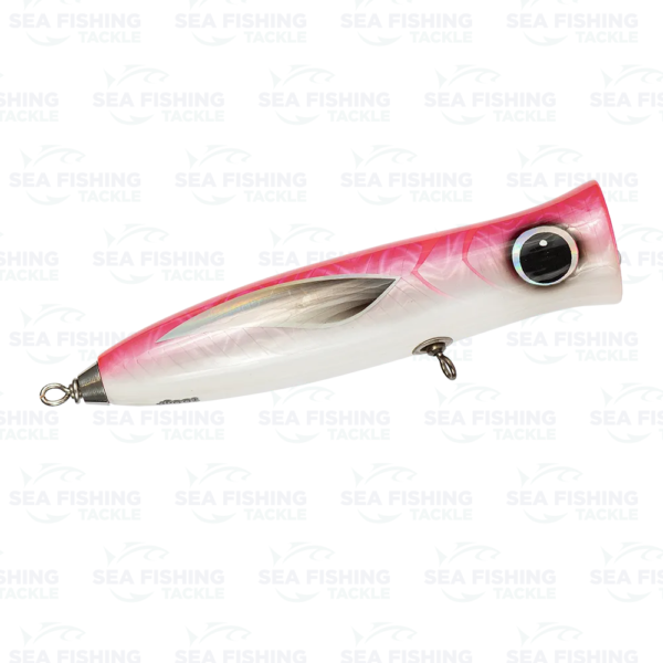 GD Lures - Fat Boy Popper 100 g - Pink/Silver