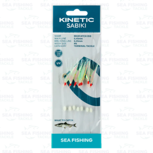 Kinetic Sabiki Maxcatch #6 Glow Fishskin/Mix
