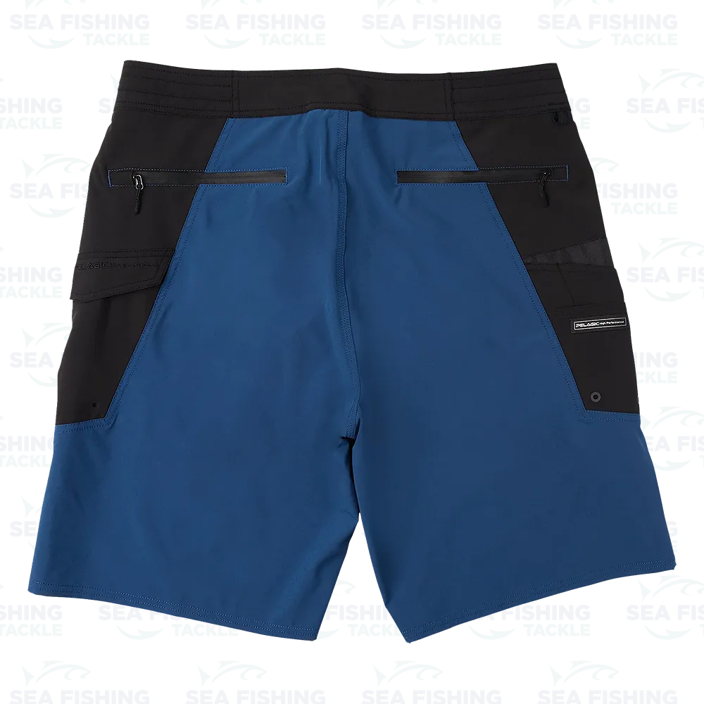 Pelagic Blue Water Fishing Shorts Blue 36 Man